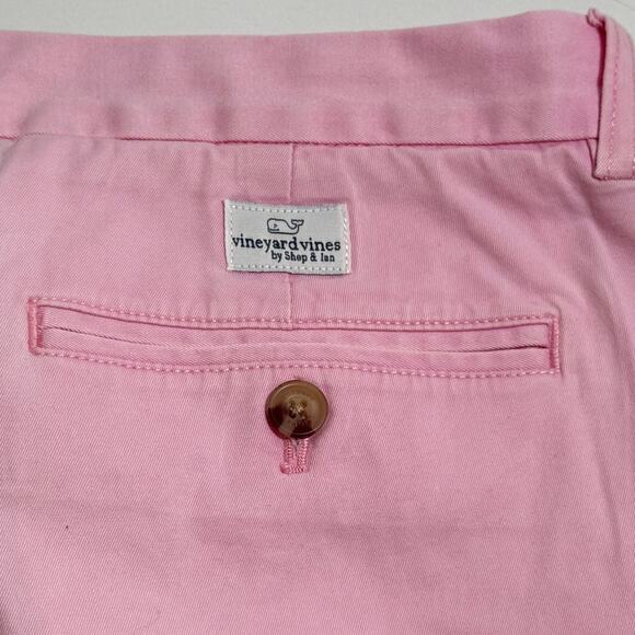 Vineyard Vines Breaker Short Men Shorts Size 34 Pink 9" Inseam Preppy Casual - Picture 4 of 8